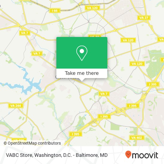 VABC Store map