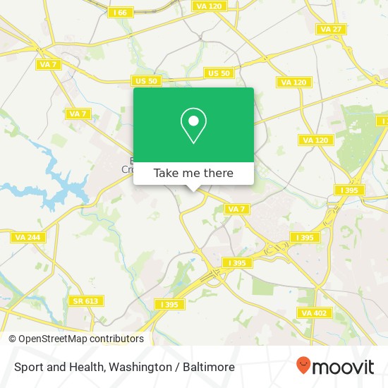 Mapa de Sport and Health