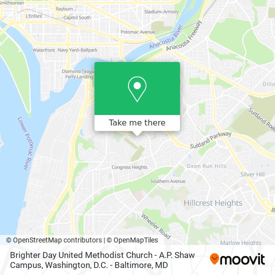 Brighter Day United Methodist Church - A.P. Shaw Campus map