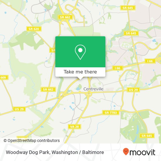 Woodway Dog Park map