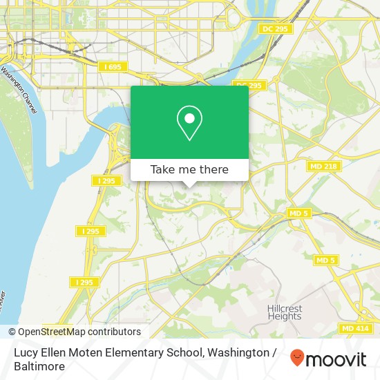 Mapa de Lucy Ellen Moten Elementary School