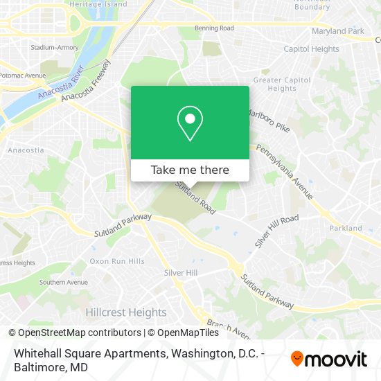 Mapa de Whitehall Square Apartments