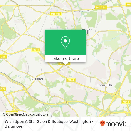 Mapa de Wish Upon A Star Salon & Boutique