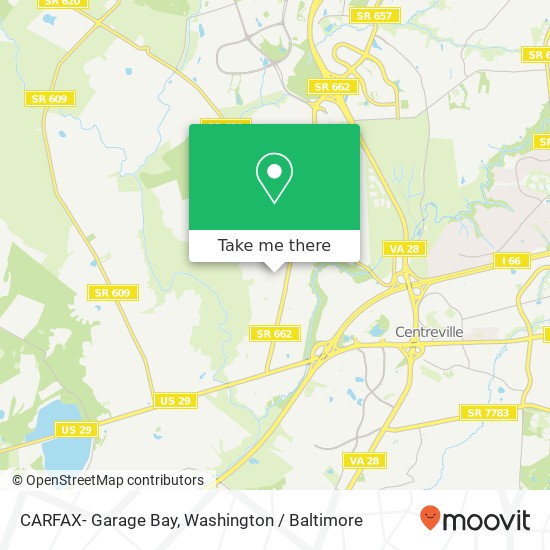 CARFAX- Garage Bay map