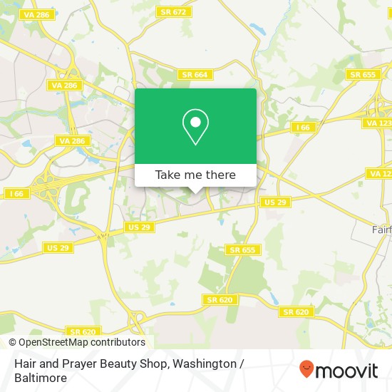 Mapa de Hair and Prayer Beauty Shop
