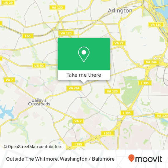 Mapa de Outside The Whitmore