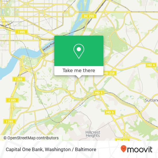 Capital One Bank map