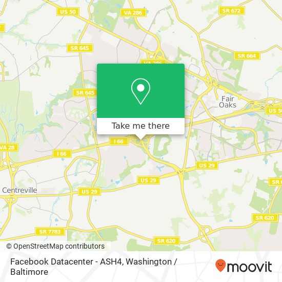 Mapa de Facebook Datacenter - ASH4