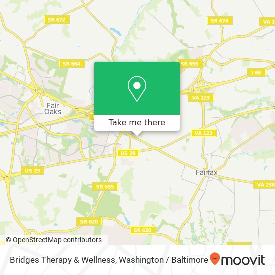 Bridges Therapy & Wellness map