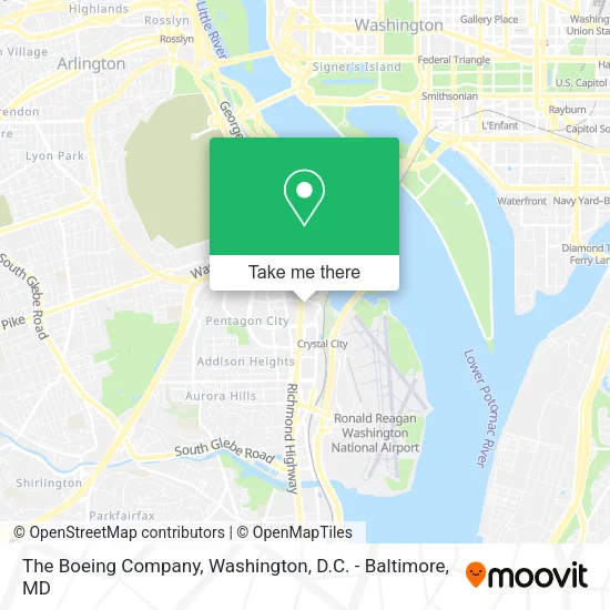 The Boeing Company map