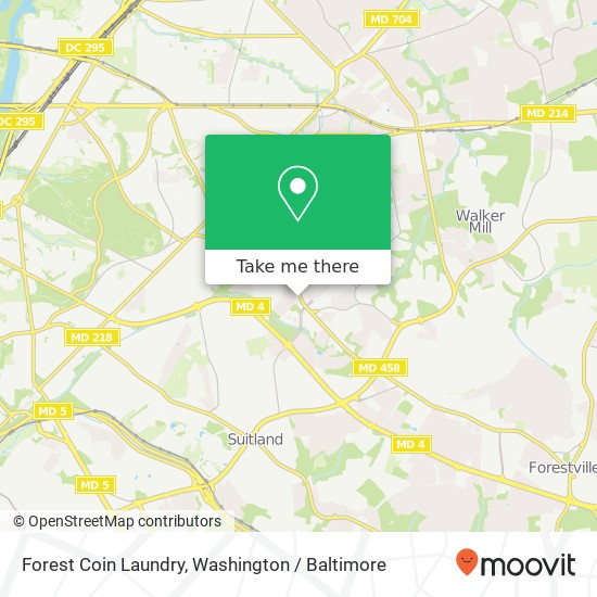 Forest Coin Laundry map