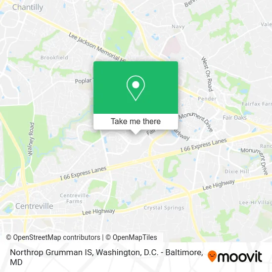 Northrop Grumman IS map