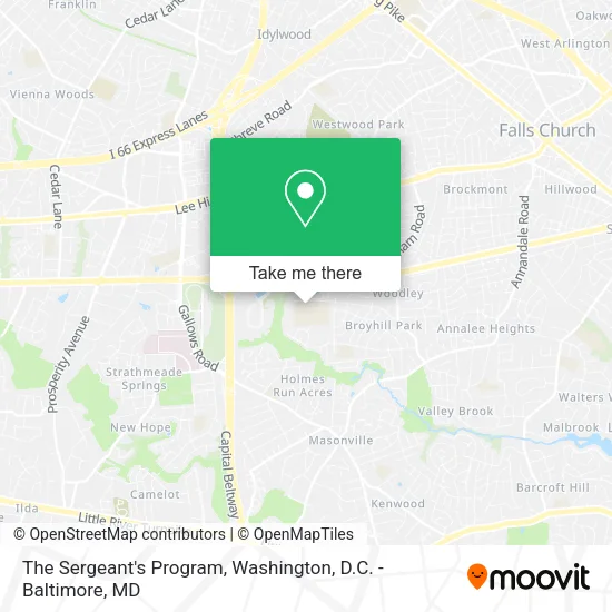 The Sergeant's Program map