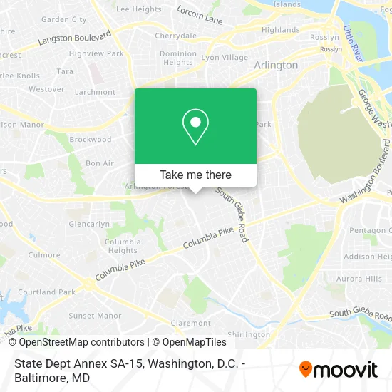Mapa de State Dept Annex SA-15