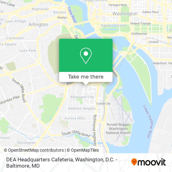 Mapa de DEA Headquarters Cafeteria