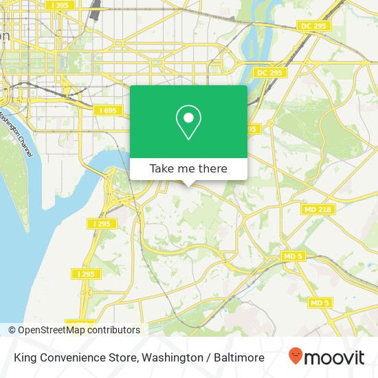 Mapa de King Convenience Store