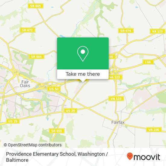 Mapa de Providence Elementary School