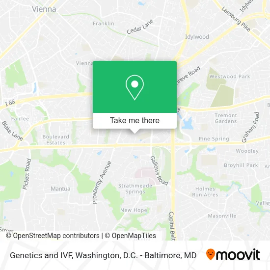 Genetics and IVF map