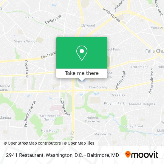 2941 Restaurant map