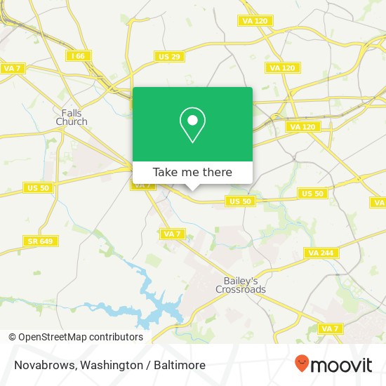 Novabrows map