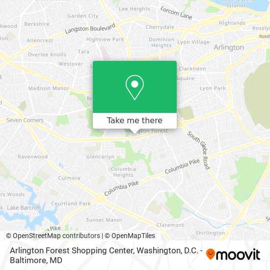 Mapa de Arlington Forest Shopping Center