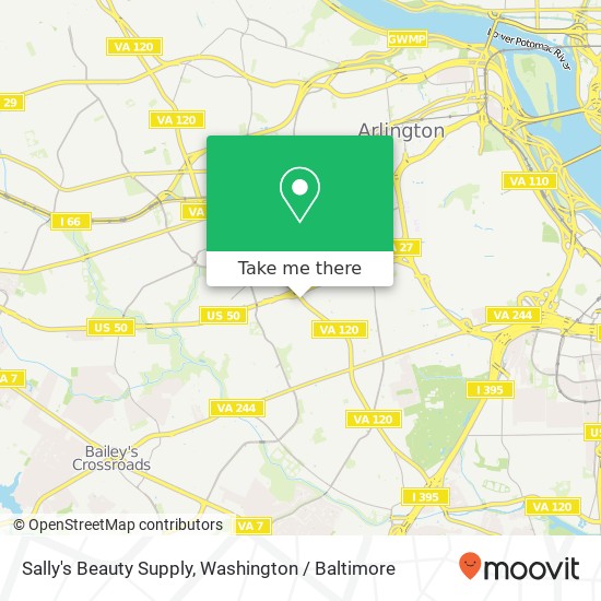 Mapa de Sally's Beauty Supply