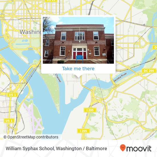 William Syphax School map