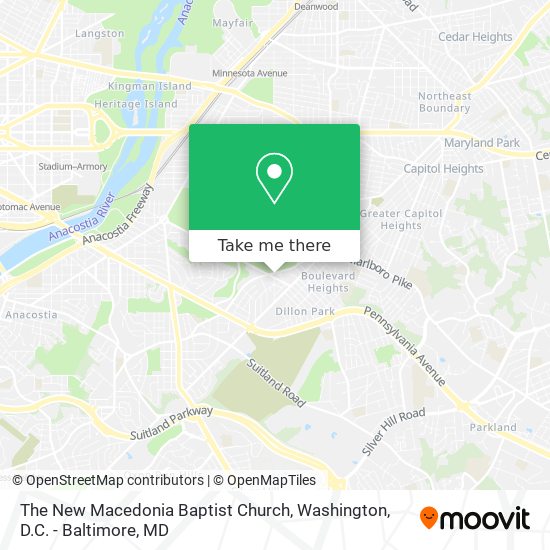 Mapa de The New Macedonia Baptist Church