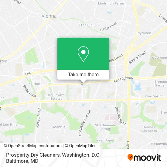 Prosperity Dry Cleaners map