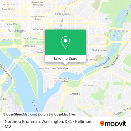 Northrop Grumman map