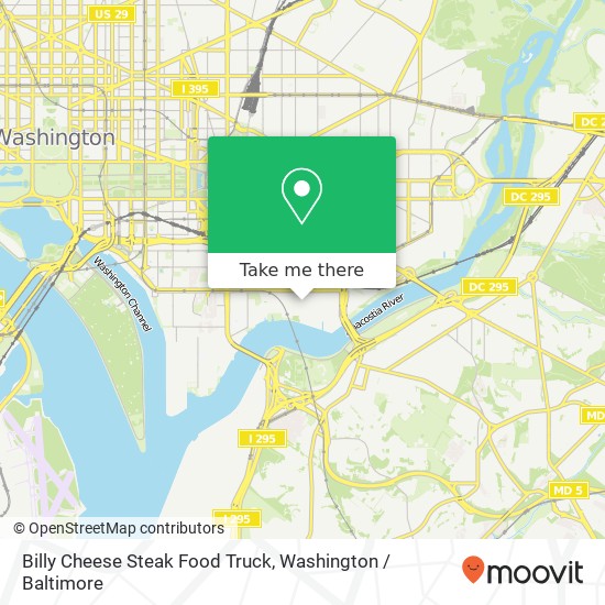 Billy Cheese Steak Food Truck map