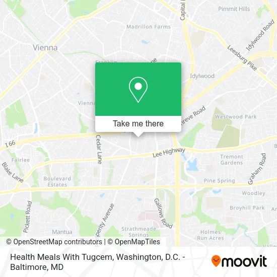 Mapa de Health Meals With Tugcem