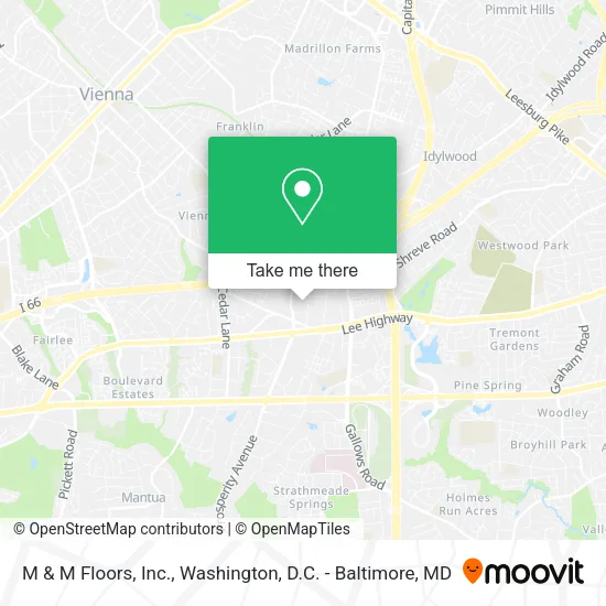Mapa de M & M Floors, Inc.