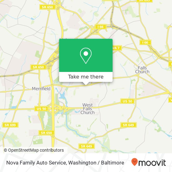Nova Family Auto Service map