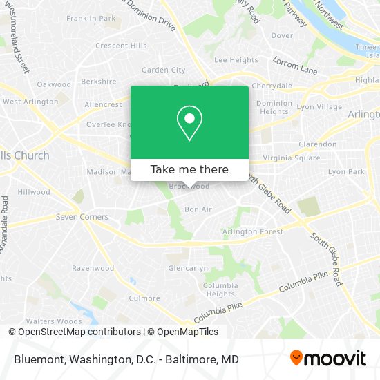 Mapa de Bluemont
