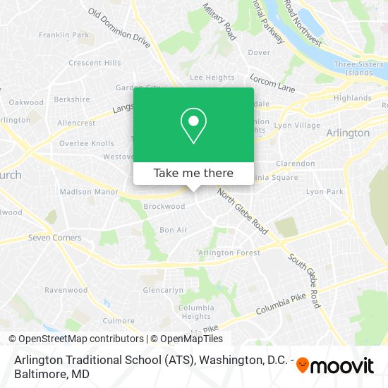 Arlington Traditional School (ATS) map