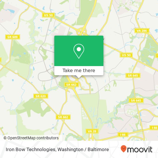 Mapa de Iron Bow Technologies