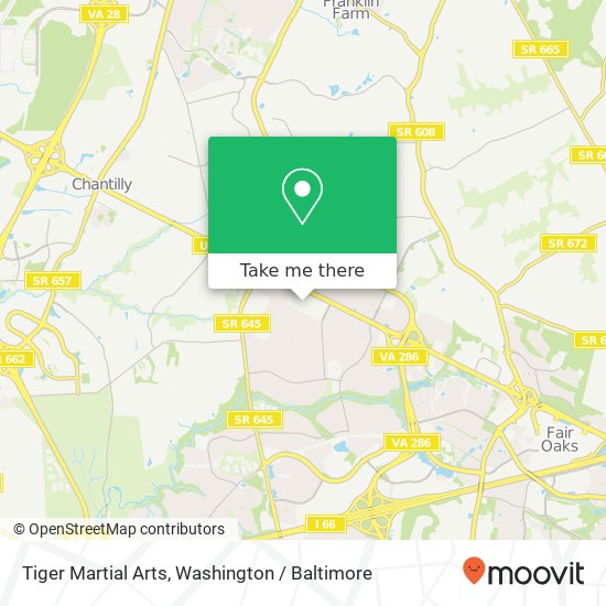 Mapa de Tiger Martial Arts