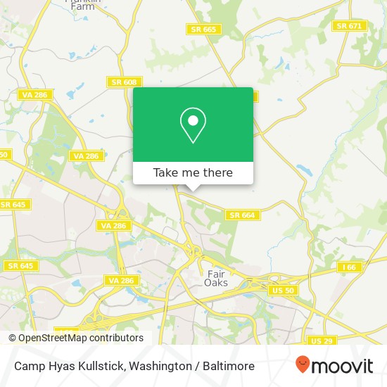 Camp Hyas Kullstick map