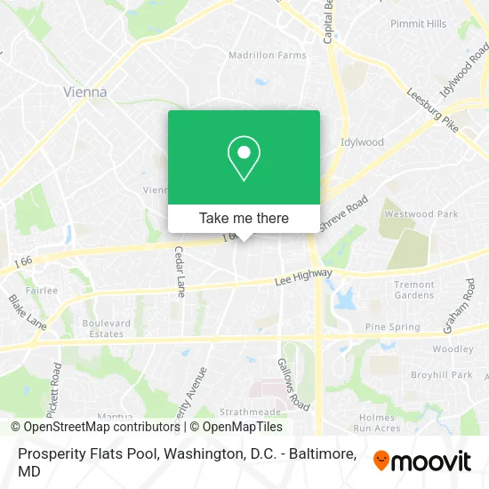 Prosperity Flats Pool map