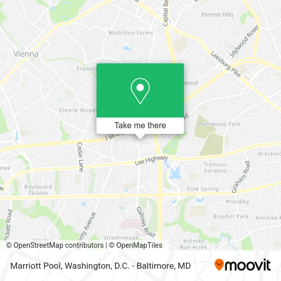 Marriott Pool map