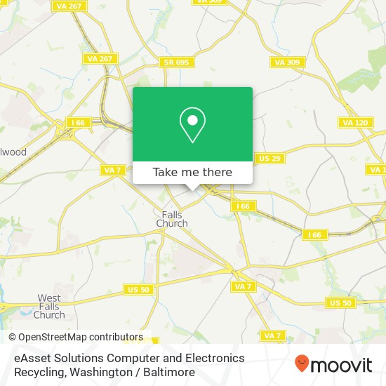 eAsset Solutions Computer and Electronics Recycling map
