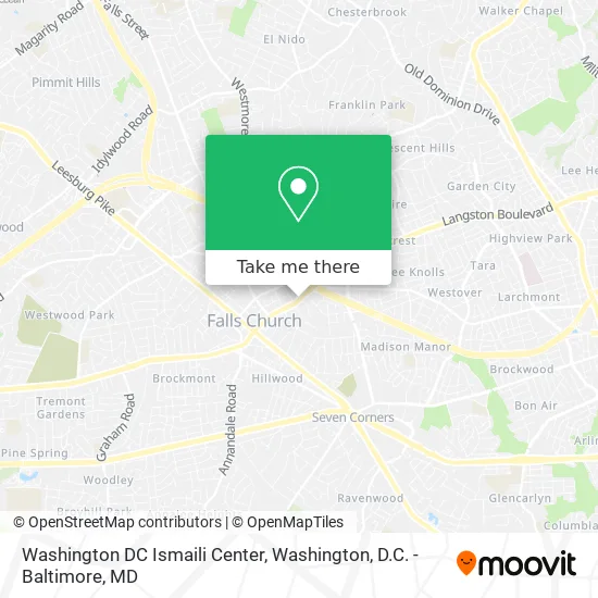Mapa de Washington DC Ismaili Center