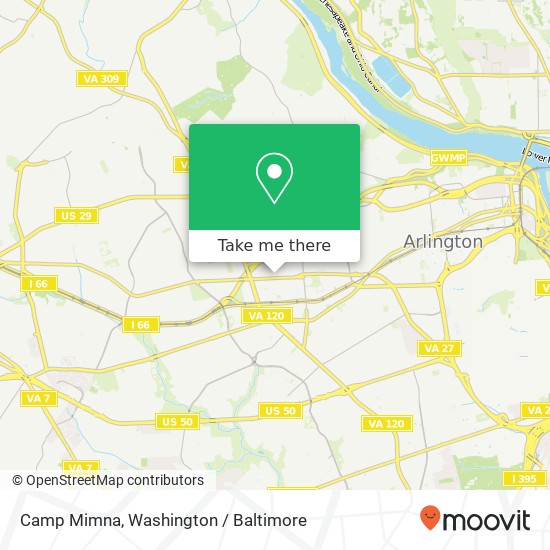 Mapa de Camp Mimna