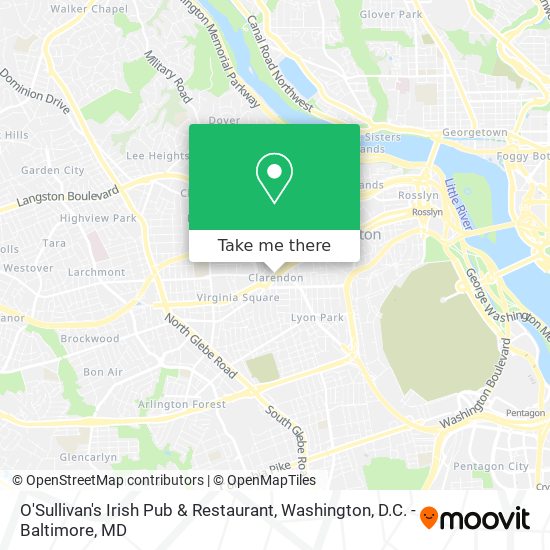 Mapa de O'Sullivan's Irish Pub & Restaurant
