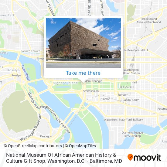 National Museum Of African American History & Culture Gift Shop map