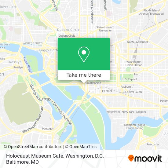 Holocaust Museum Cafe map