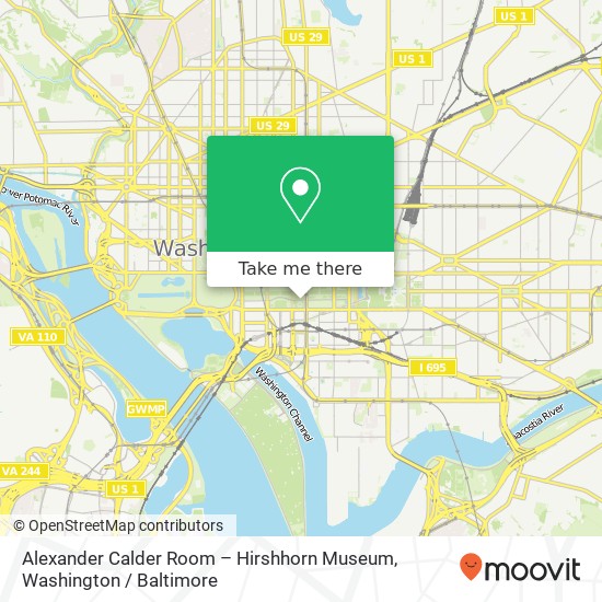 Alexander Calder Room – Hirshhorn Museum map