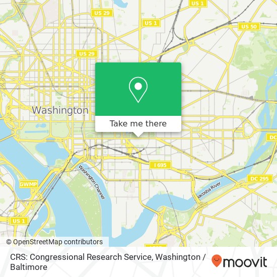 CRS: Congressional Research Service map