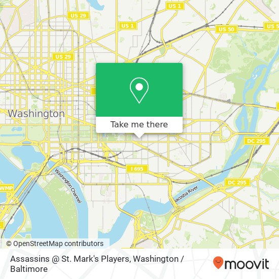 Assassins @ St. Mark's  Players map